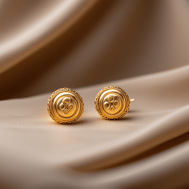 Brincos Bola Rendilhada em Ouro 19kl (7mm) - Loja do Ouro