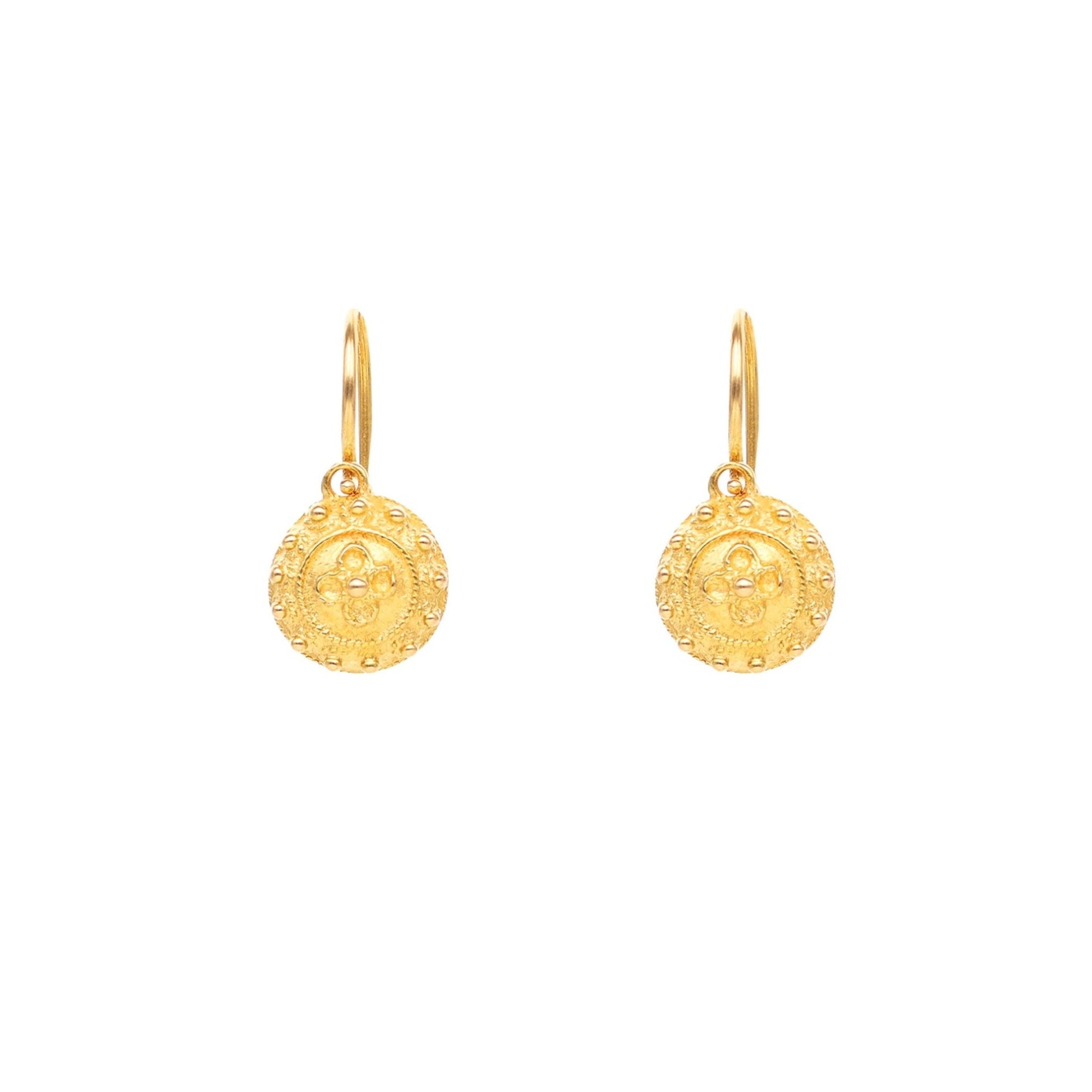 Brincos Caramujo em Ouro 19kl (1cm) - Loja do Ouro