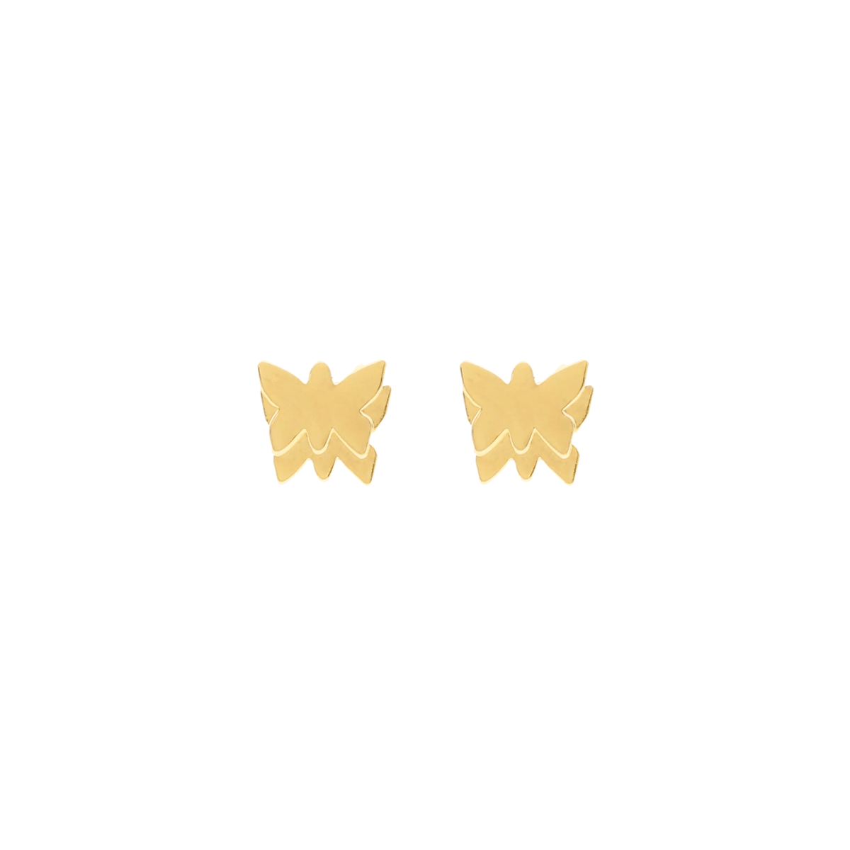 Pendientes mariposa de oro de 19