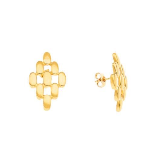 Brincos Marilyn em Ouro 19kl (2.5cm) - Loja do Ouro