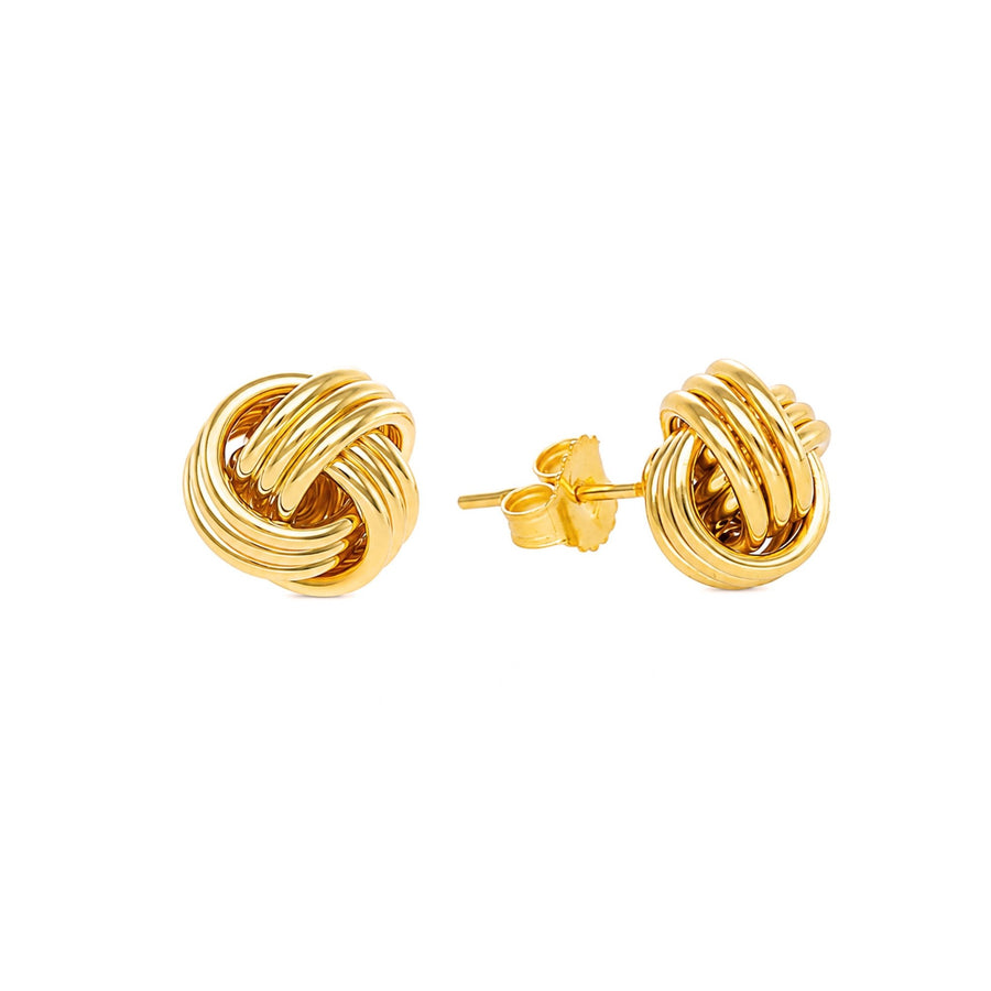 Brincos Nó em Ouro 19kl (9.7mm) - Loja do Ouro
