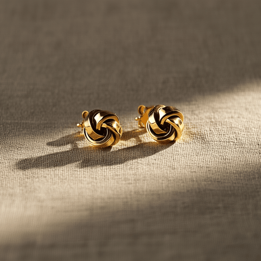 Brincos Novelo em Ouro 19kl (0.9cm) - Loja do Ouro