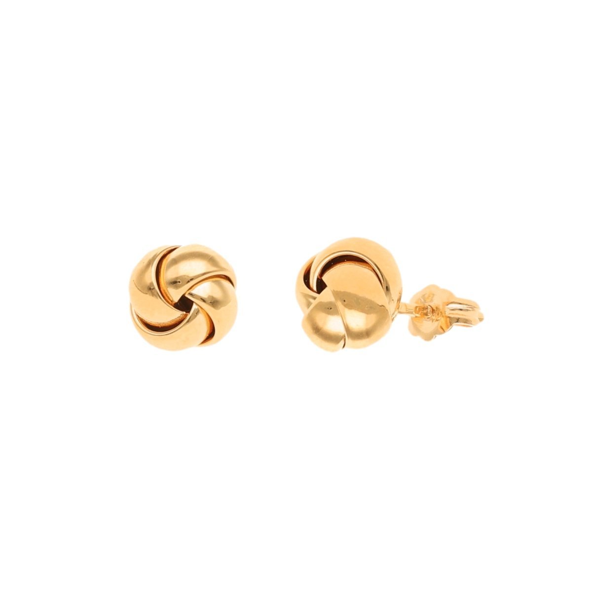 Pendientes de madeja en oro 19kl (0