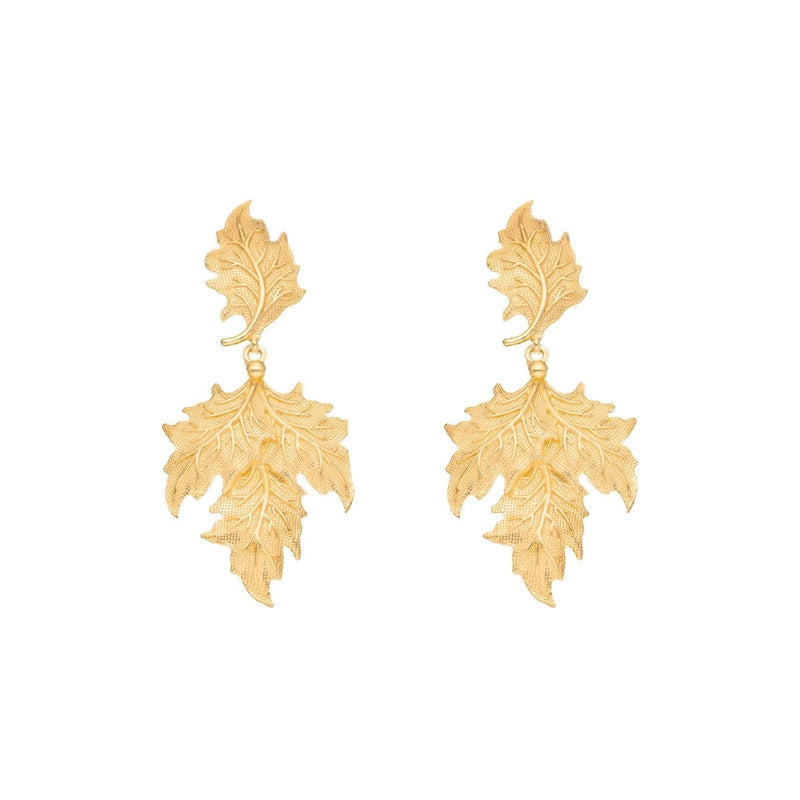 Brincos Parra em Prata Dourada - Loja do Ouro