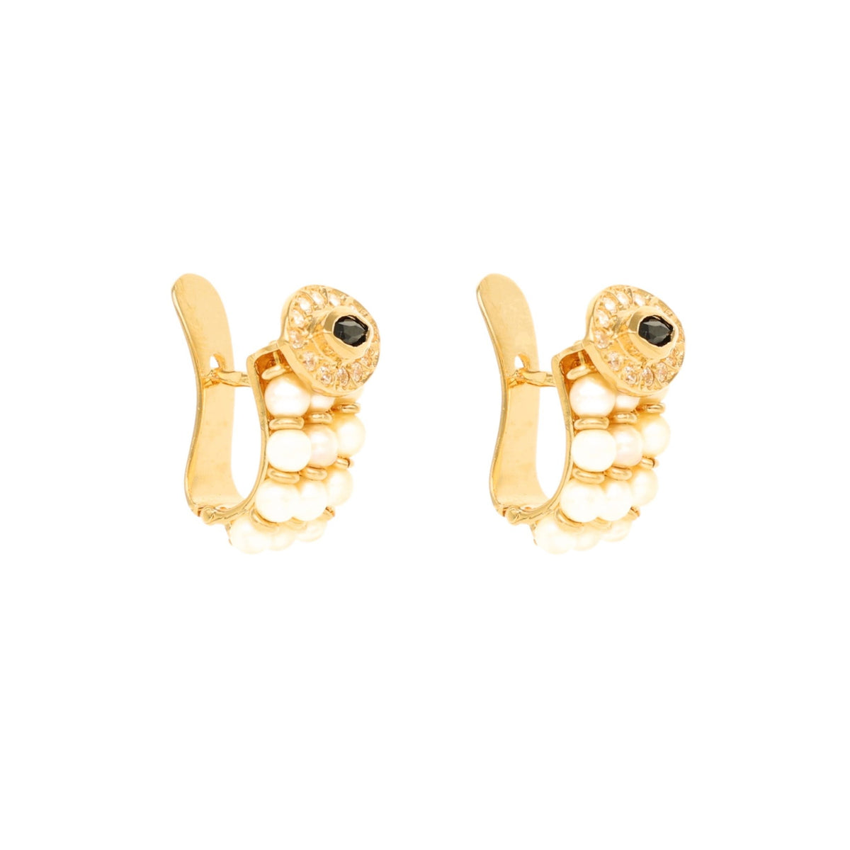  Zircónias e Pedra Preta - Gold Store Premium