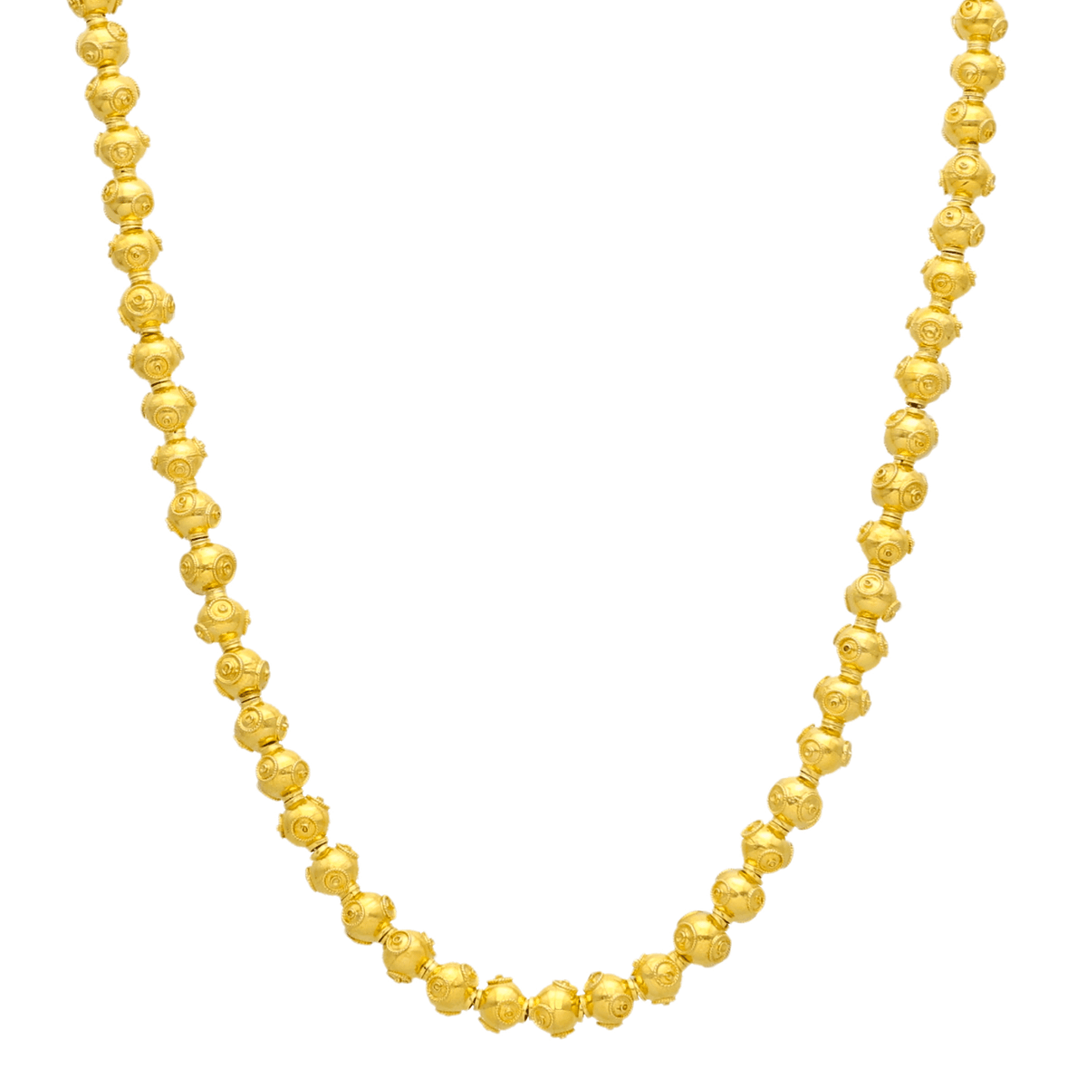 Collar Beads of Viana en oro de 19kl (45cm) - Gold Store Premium