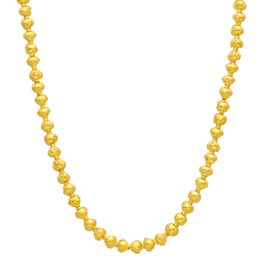 Collar Beads of Viana en oro de 19kl (45cm) - Gold Store Premium