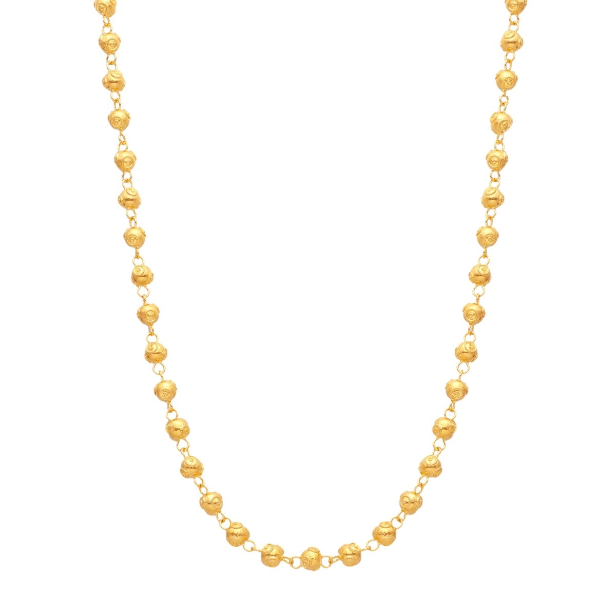 Collar de cuentas de Viana en oro (41 cm) - Gold Store Premium