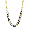 Colar Corrente Black & Gold - Loja do Ouro