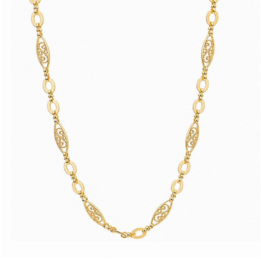 Colar Trancelim em Ouro 19kl (45.5cm) - Loja do Ouro
