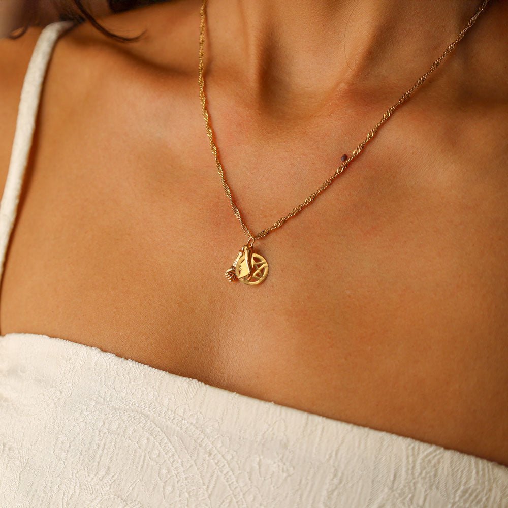 Conjunto Saimão em Ouro 19kl (1.2cm) - Loja do Ouro