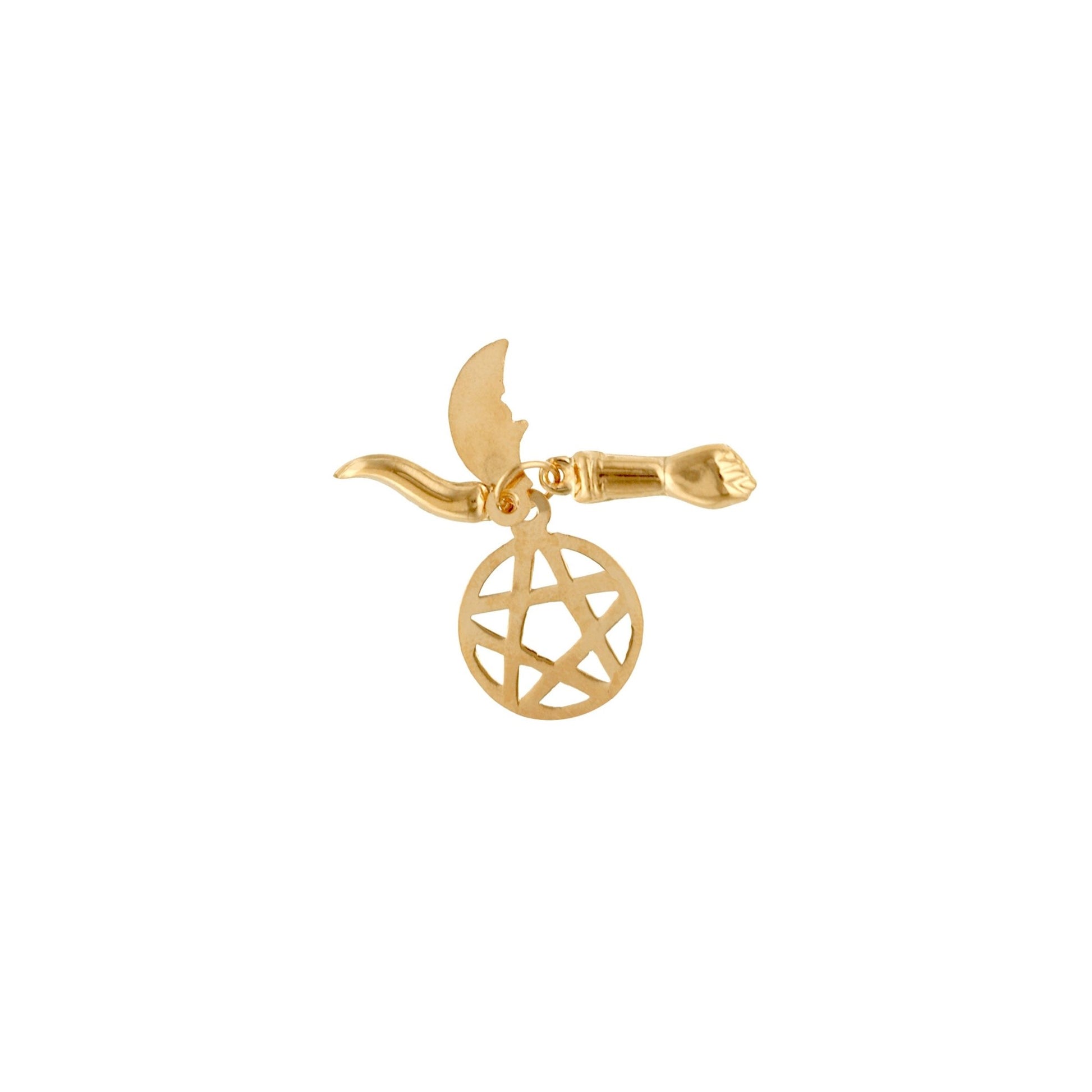 Conjunto Saimão em Ouro 19kl (1.3cm) - Loja do Ouro