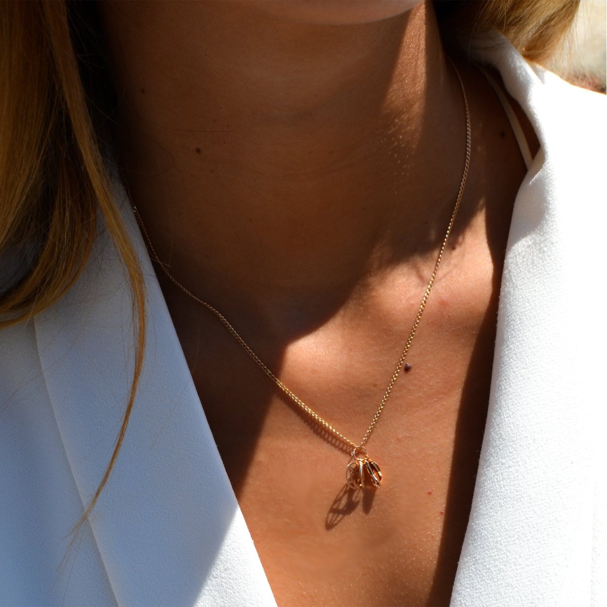 Conjunto Saimão en oro 19kl (1