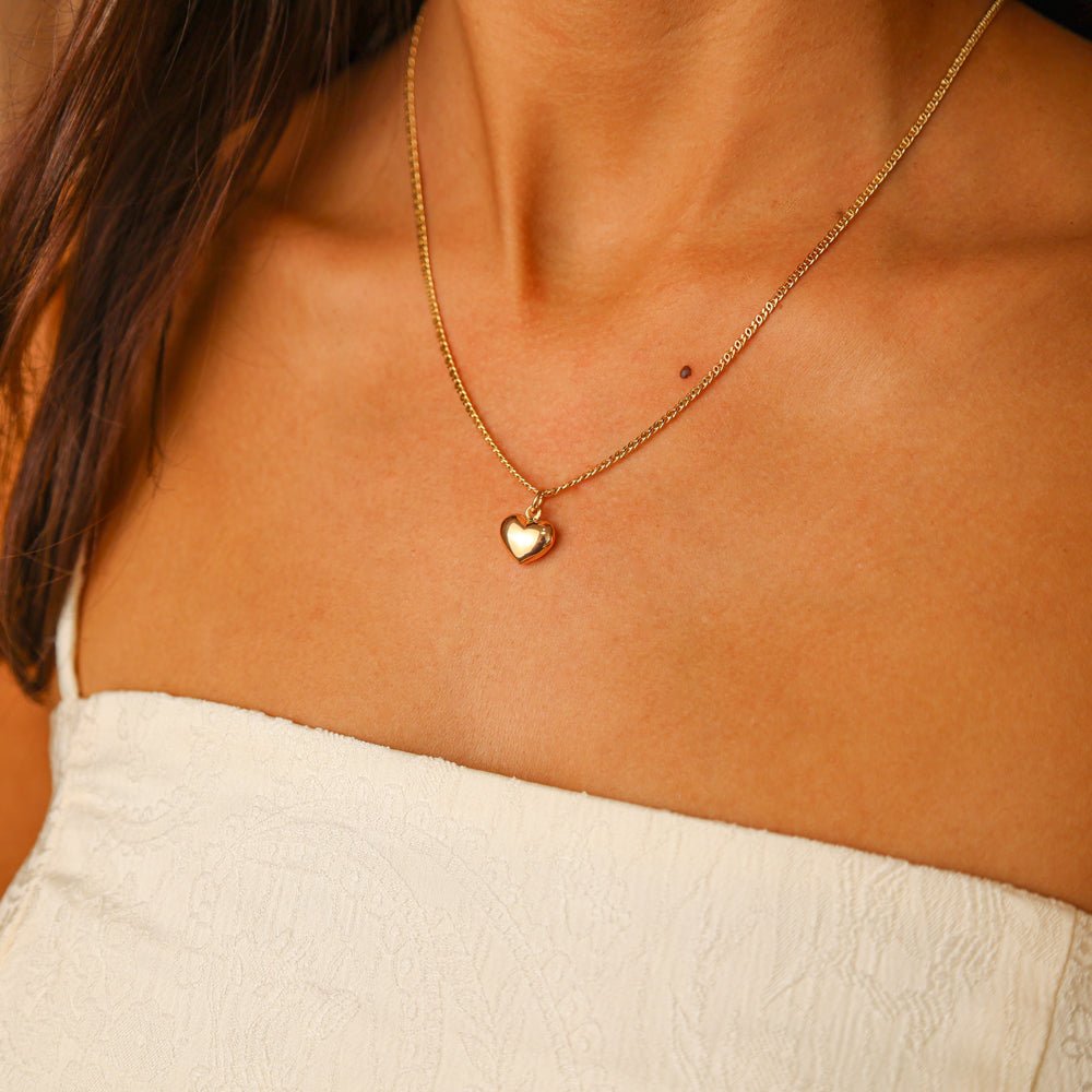 Coração Cheio em Ouro de 19kl (1.1cm) - Loja do Ouro