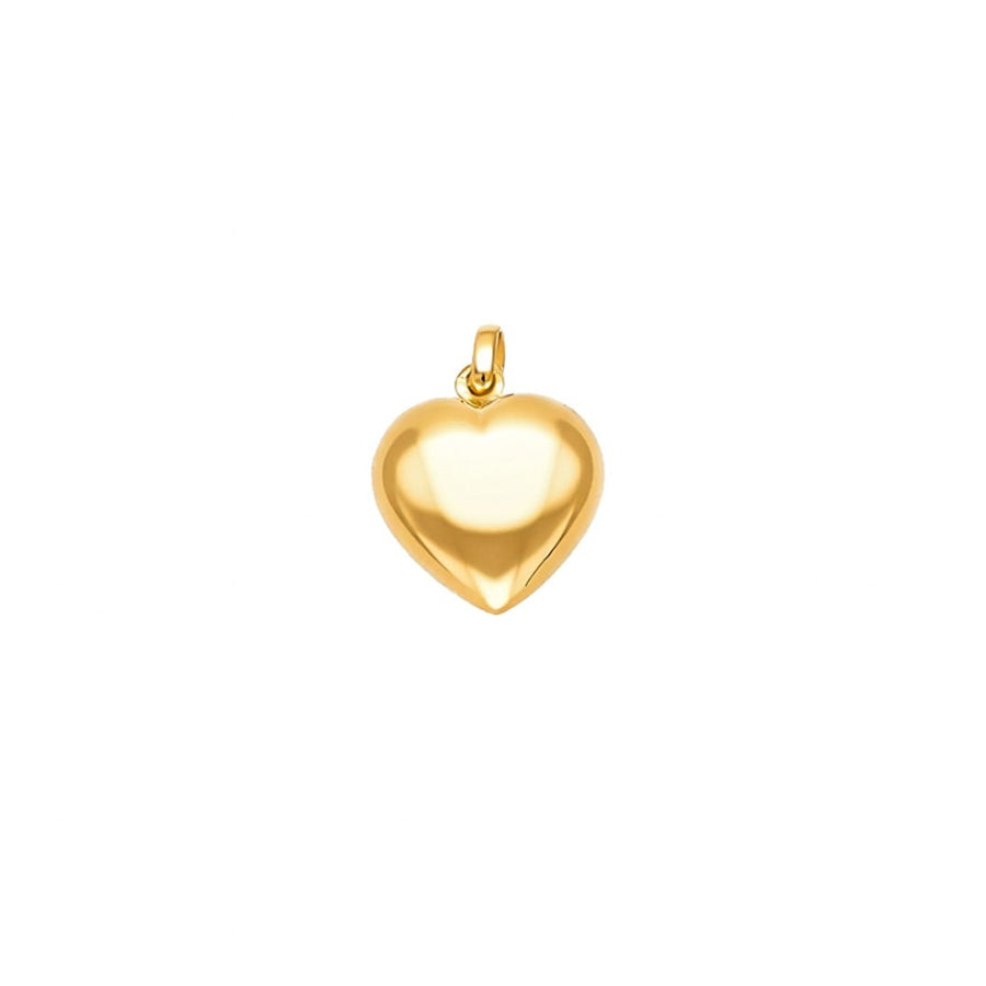 Coração Cheio em Ouro de 19kl (1.5cm) - Loja do Ouro