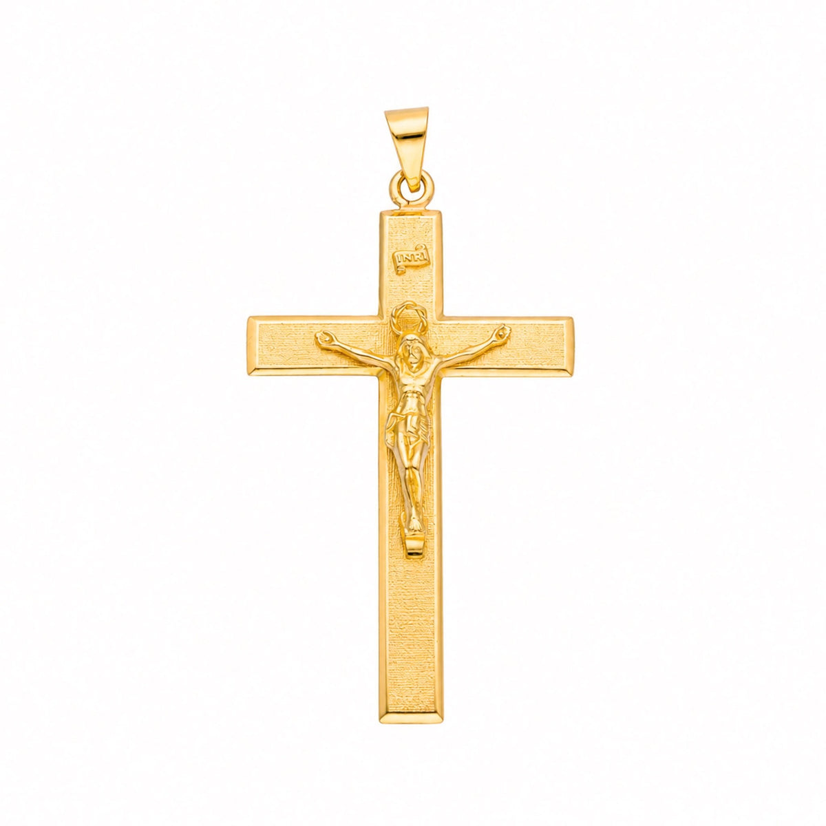 Crucifixo Achatado em Ouro 19kl (5.8cm) - Loja do Ouro