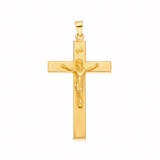 Crucifixo Achatado em Ouro 19kl (5.8cm) - Loja do Ouro