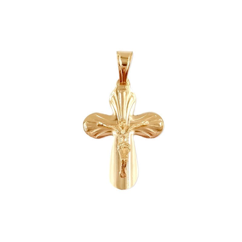 Crucifixo Arredondado em Ouro (2,5cm) Loja do Ouro