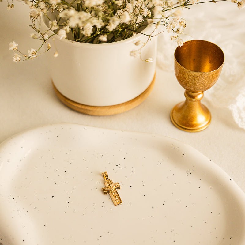 Crucifixo em Ouro 19kl (1.2cm) - Loja do Ouro