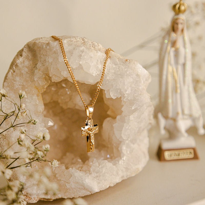 Crucifixo em Ouro 19kl (1.2cm) - Loja do Ouro