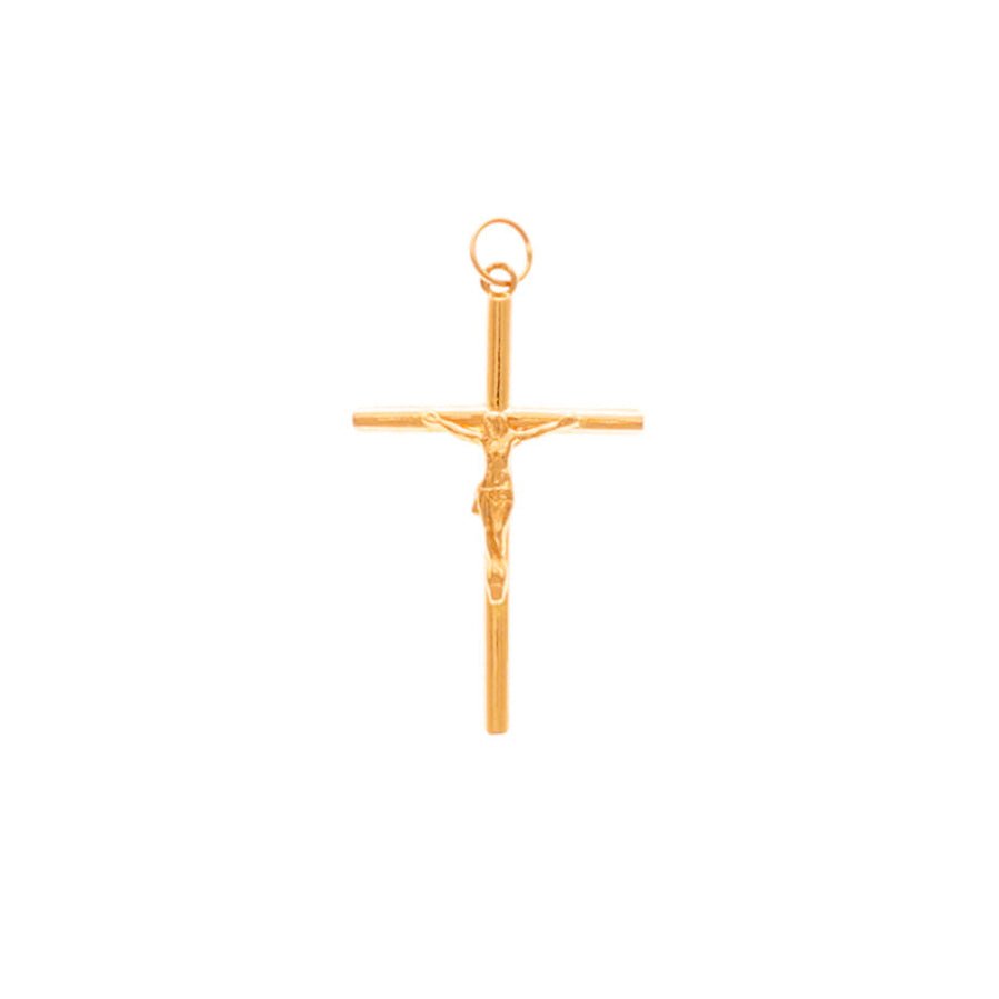 Crucifixo em Ouro 19kl (3cm) - Loja do Ouro