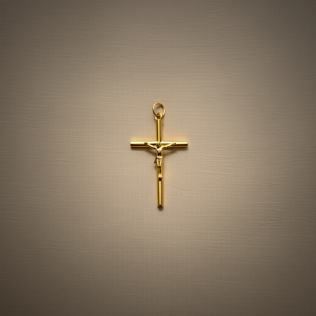 Crucifixo em Ouro 19kl (3cm) - Loja do Ouro