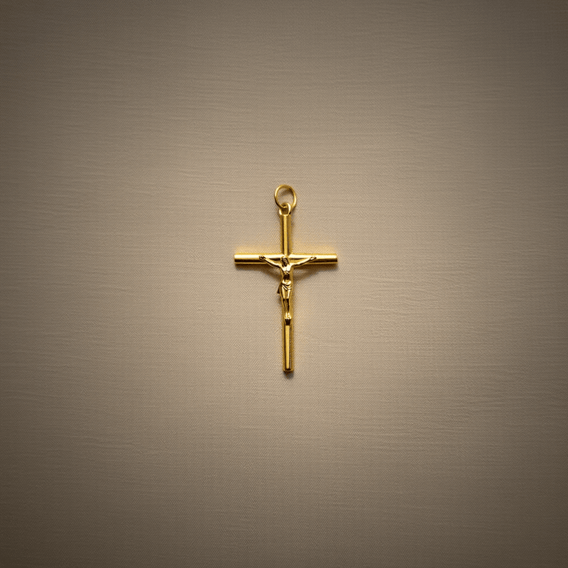 Crucifixo em Ouro 19kl (3cm) - Loja do Ouro