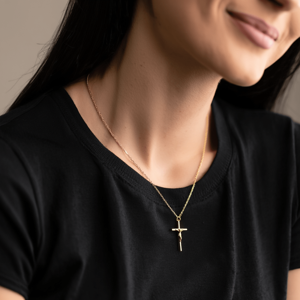 Crucifixo em Ouro 19kl (3cm) - Loja do Ouro