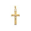 Crucifixo em Ouro Amarelo e Ouro Branco (2.8cm) Loja do Ouro