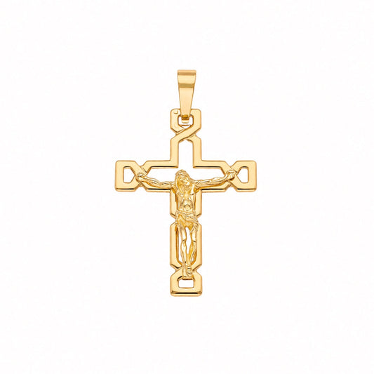 Crucifixo Entrelaçado em Ouro 19kl (3.52cm) - Loja do Ouro