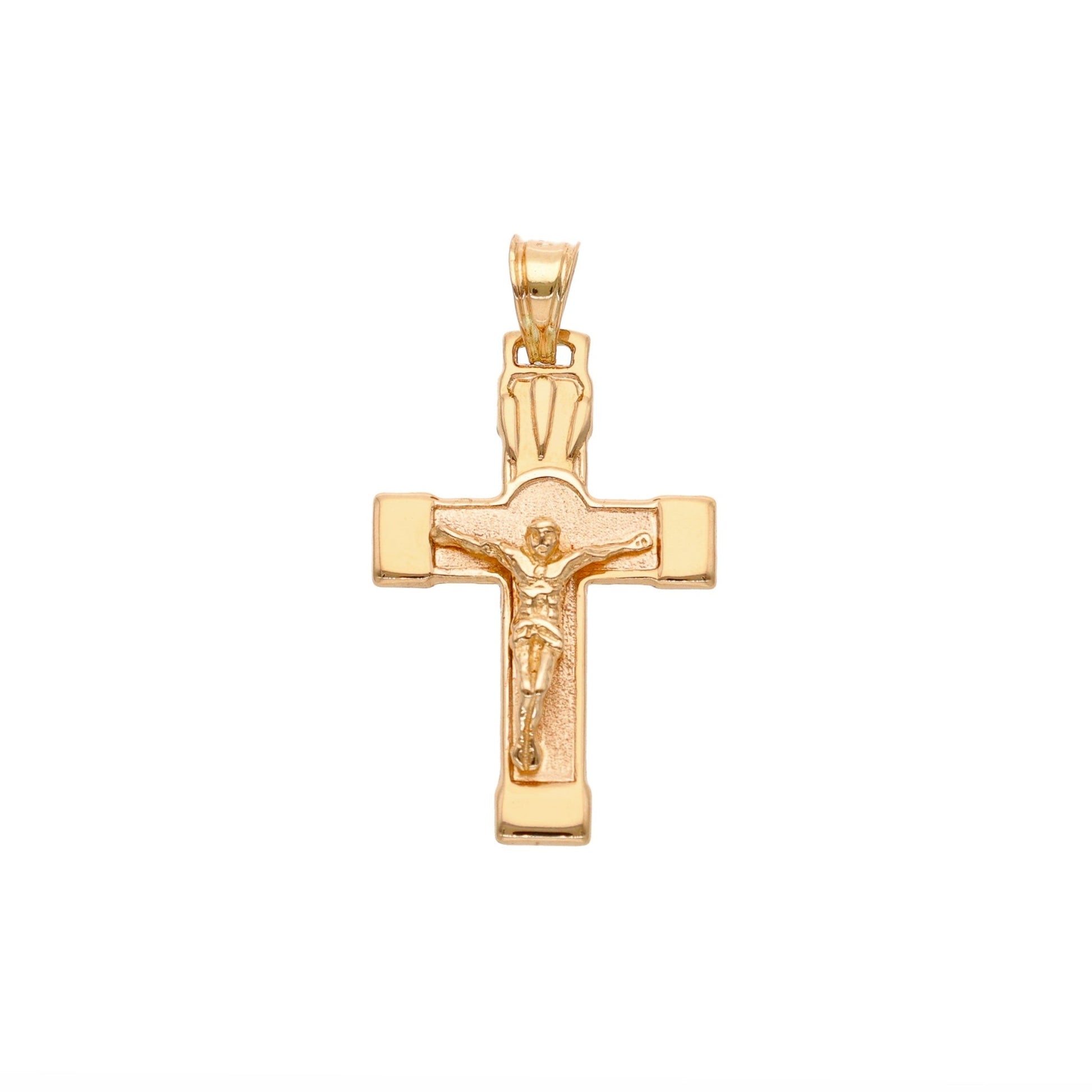 Crucifixo Trabalhado em Ouro 19kl (2.9cm) - Loja do Ouro
