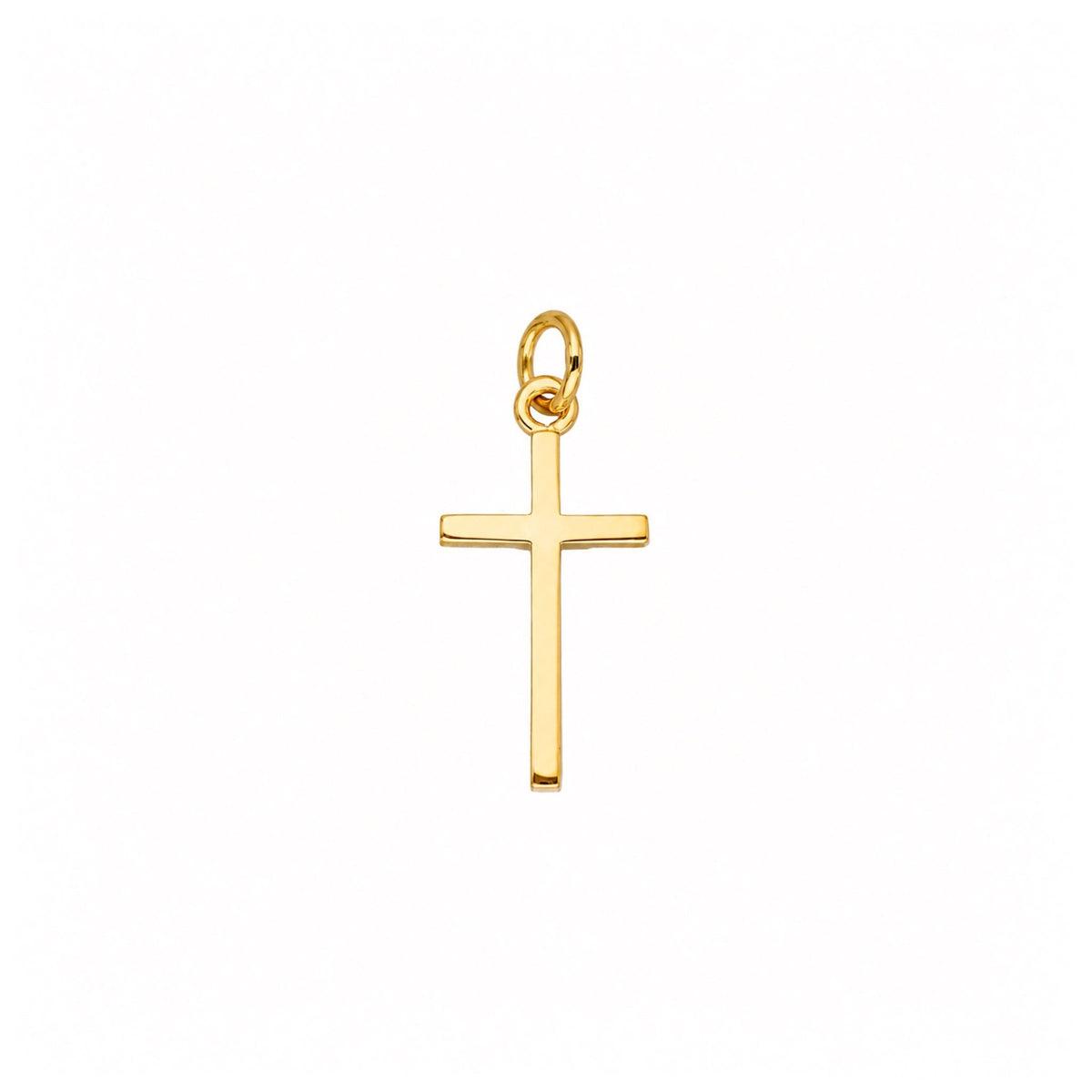 Cruz Reta em Ouro de 19kl (1.9cm) - Loja do Ouro