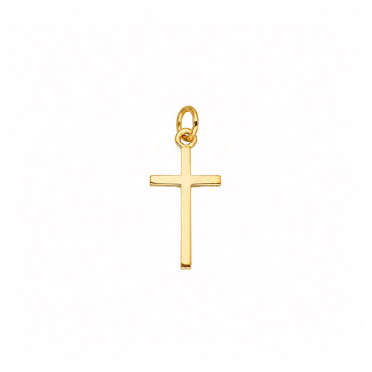 Cruz Reta em Ouro de 19kl (1.9cm) - Loja do Ouro