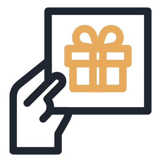 Nota de regalo para clientes - Gold Store Premium