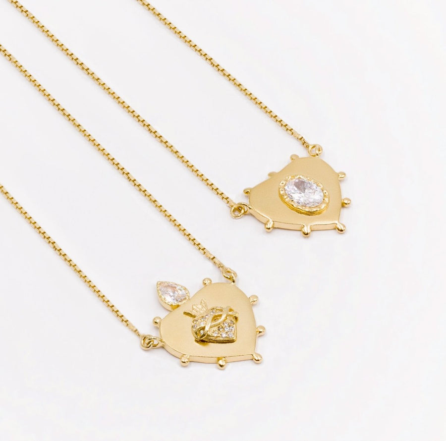 Escapulario del Corazón del Vaticano - Gold Store Premium