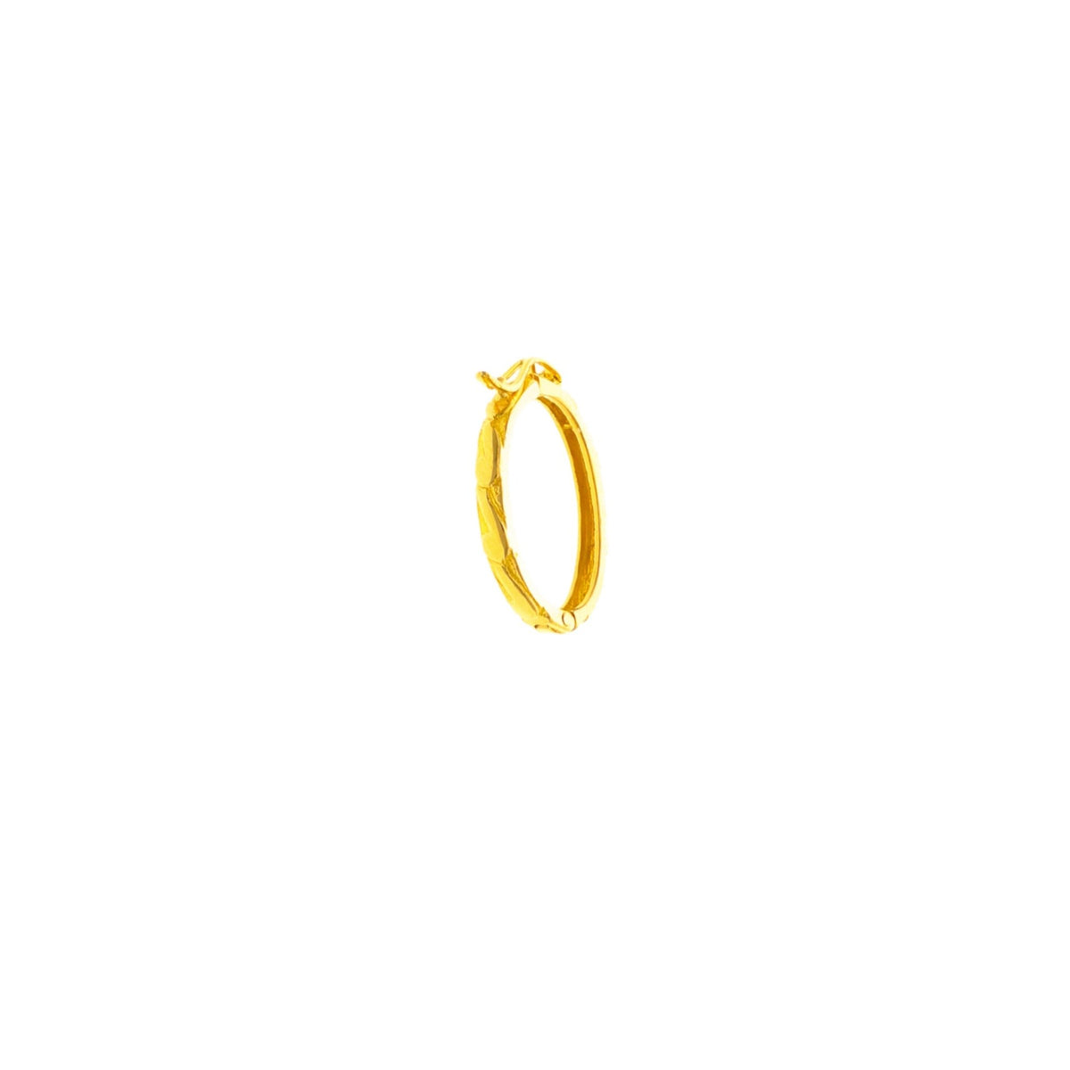 Broche de cordón de oro de 19 kl con detalles en relieve - Gold Store Premium