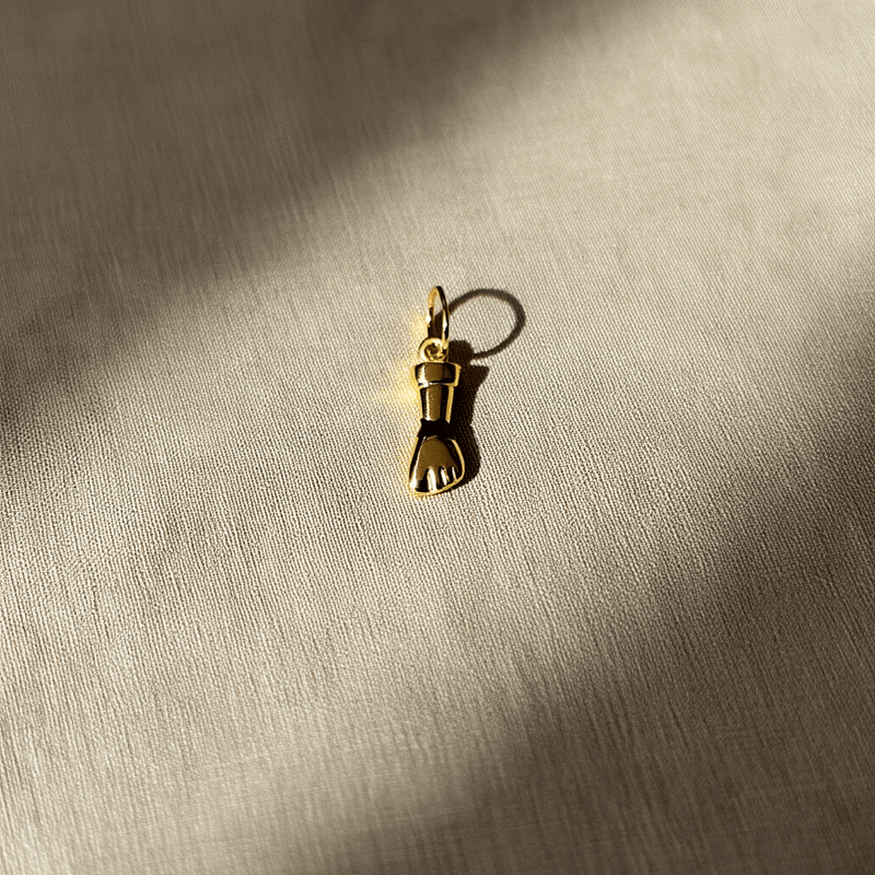 Figa em Ouro 19kl com Esmalte (1.1cm) - Loja do Ouro