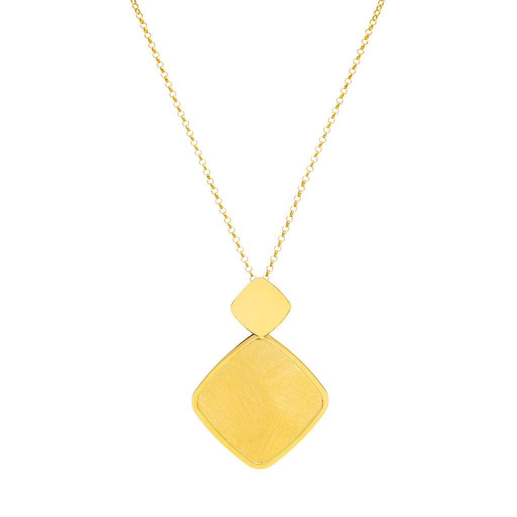 Fio Alma Lusitana em Prata Dourada (37.5cm) - Loja do Ouro