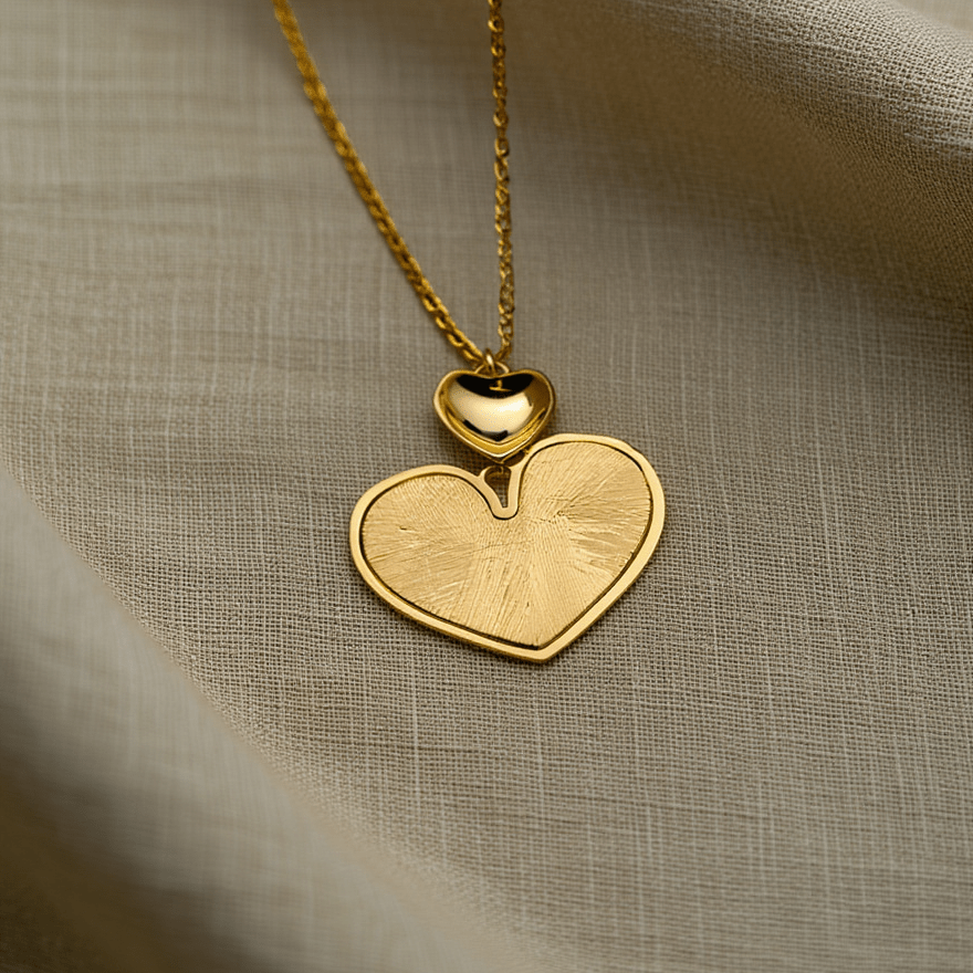 Collar Alma Lusitana en plata chapada en oro (37 cm) - Gold Store Premium