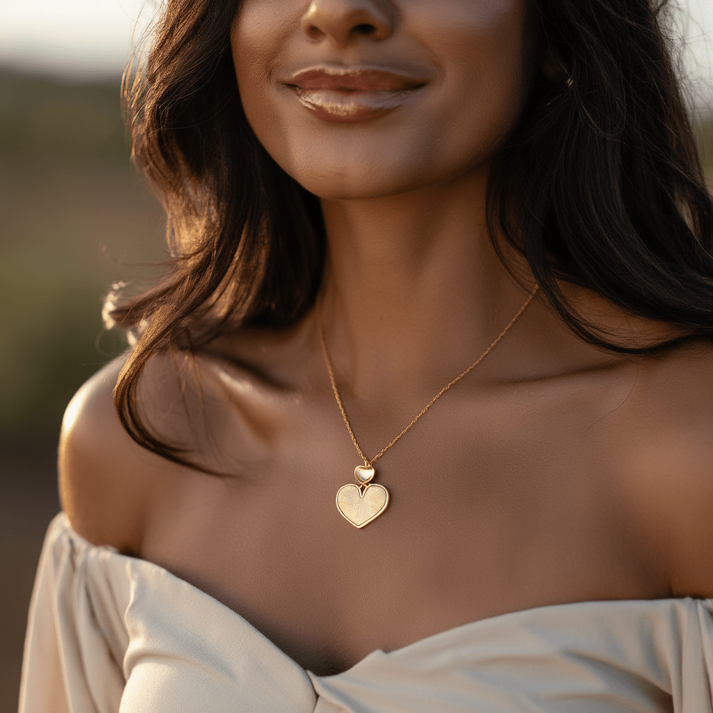 Collar Alma Lusitana en plata chapada en oro (37 cm) - Gold Store Premium