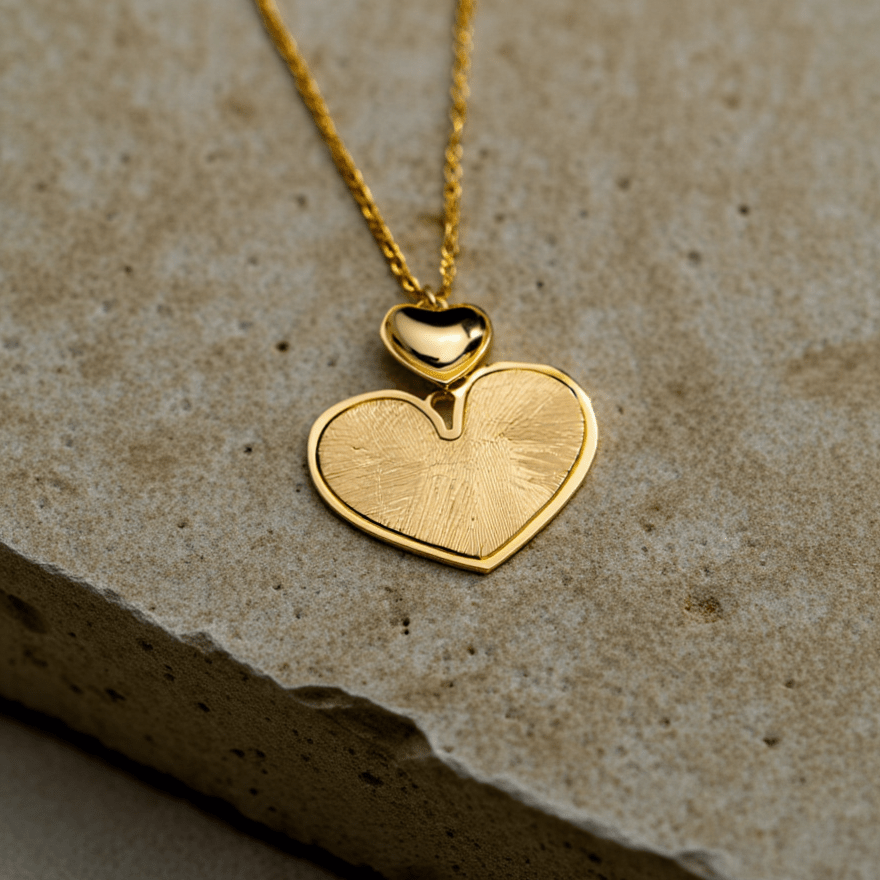 Collar Alma Lusitana en plata chapada en oro (37 cm) - Gold Store Premium