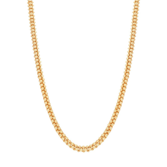 Fio Cordão Malha Caramujos em Ouro (82cm) - Loja do Ouro