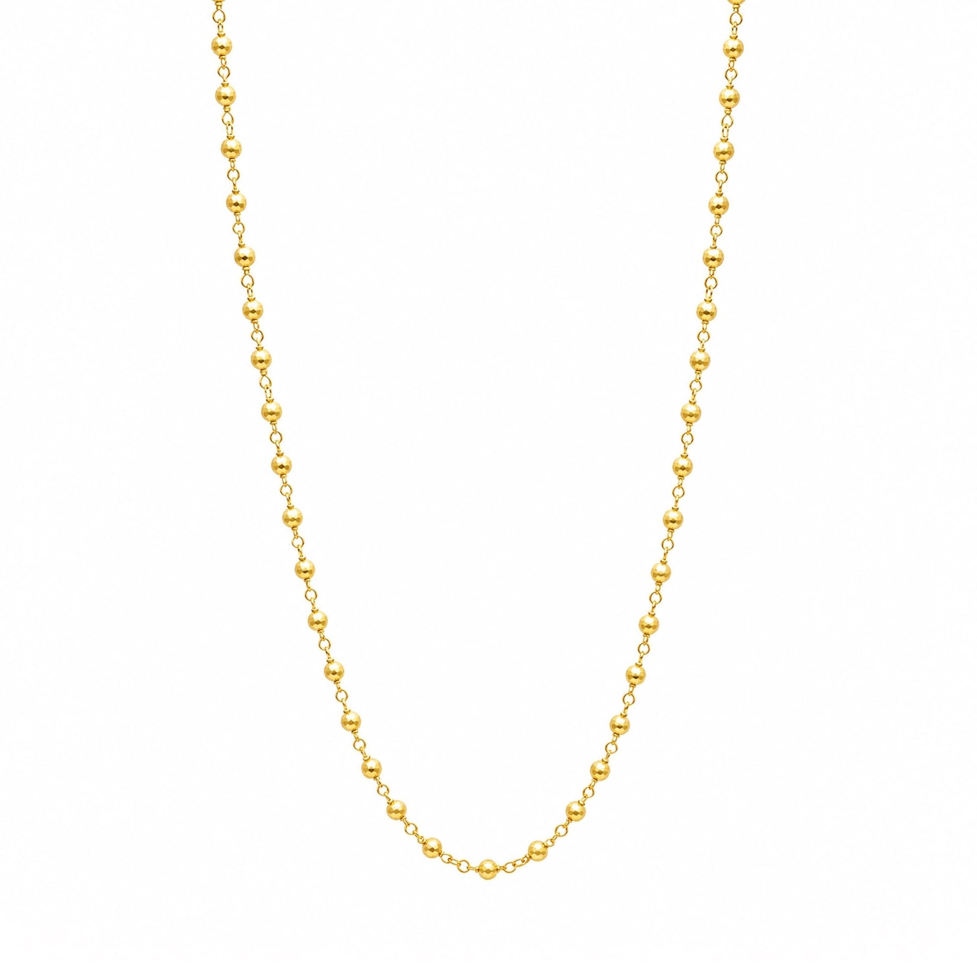 Fio em Ouro 19kl com Esferas (42.5cm) - Loja do Ouro