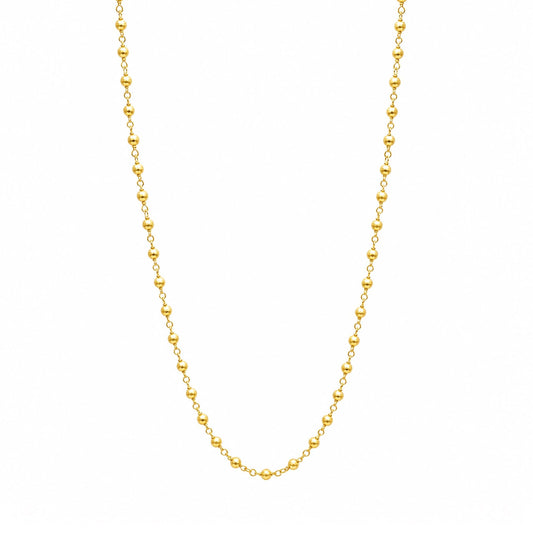 Fio em Ouro 19kl com Esferas (42.5cm) - Loja do Ouro