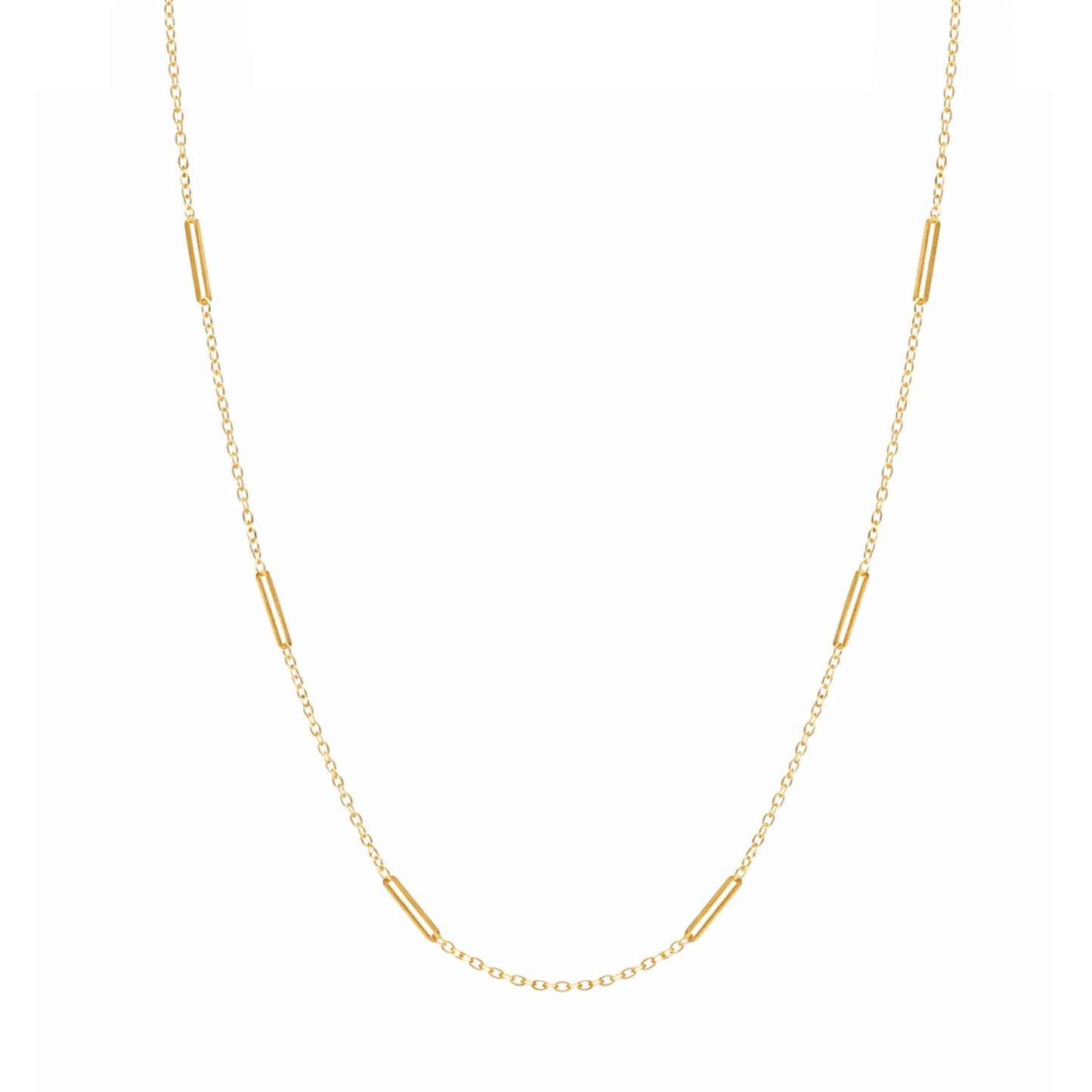 Fio em Ouro 19kl com Traves Finas (52cm) - Loja do Ouro