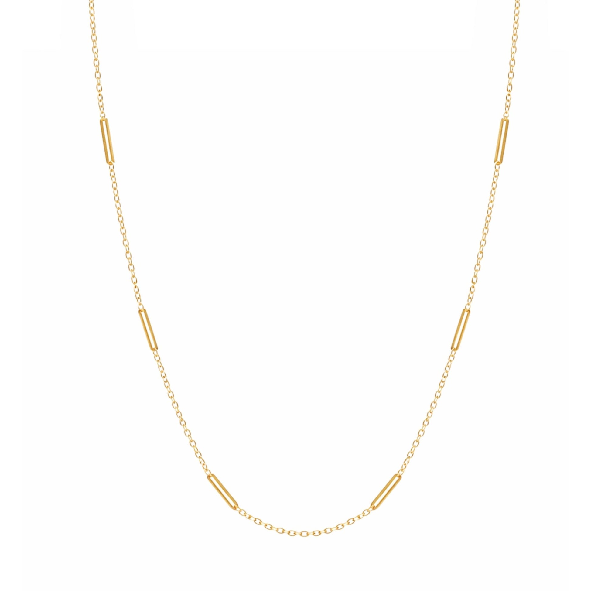 Fio em Ouro 19kl com Traves Finas (52cm) - Loja do Ouro