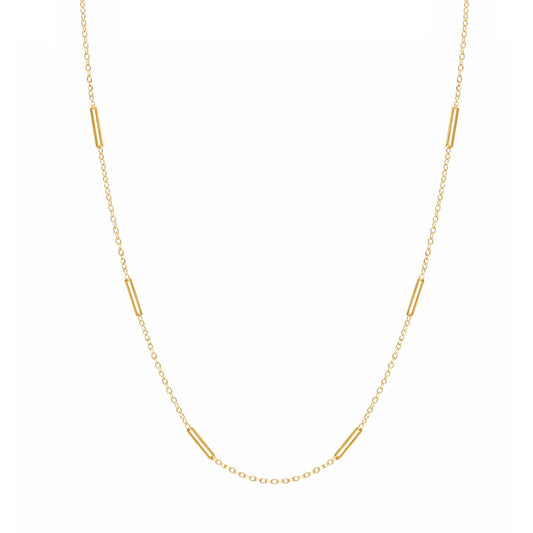 Fio em Ouro 19kl com Traves Finas (52cm) - Loja do Ouro