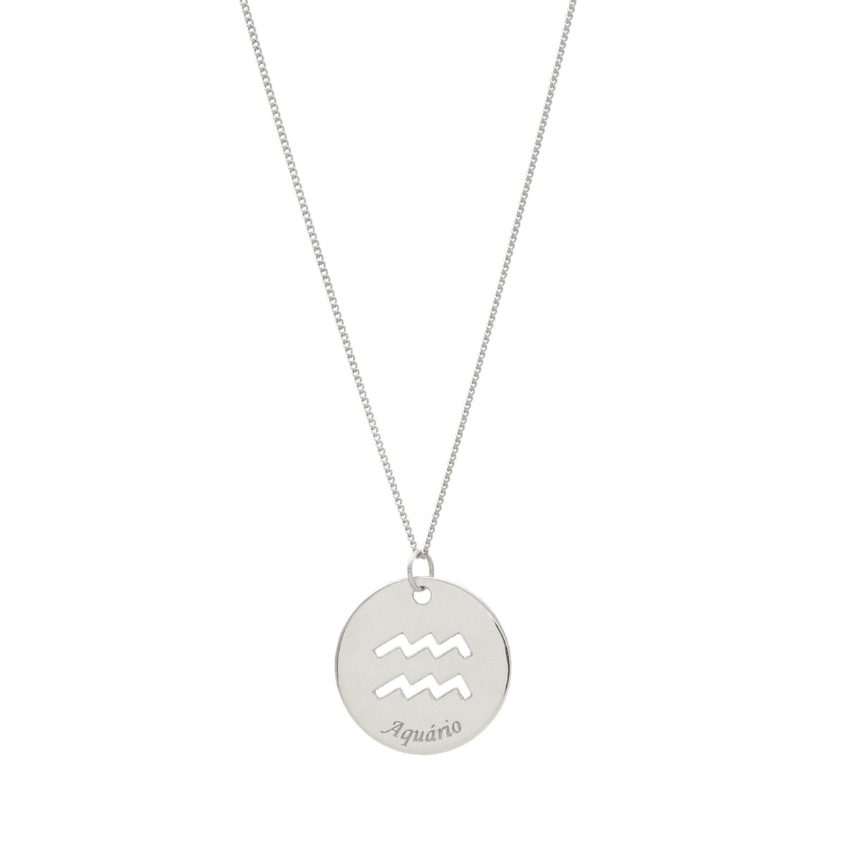 Hilo de plata con símbolo de medalla - Gold Store Premium