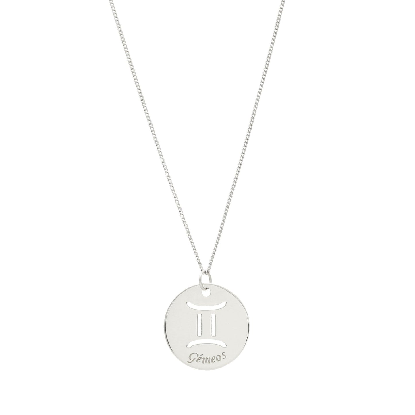 Fio em Prata com Medalha Signo - Loja do Ouro