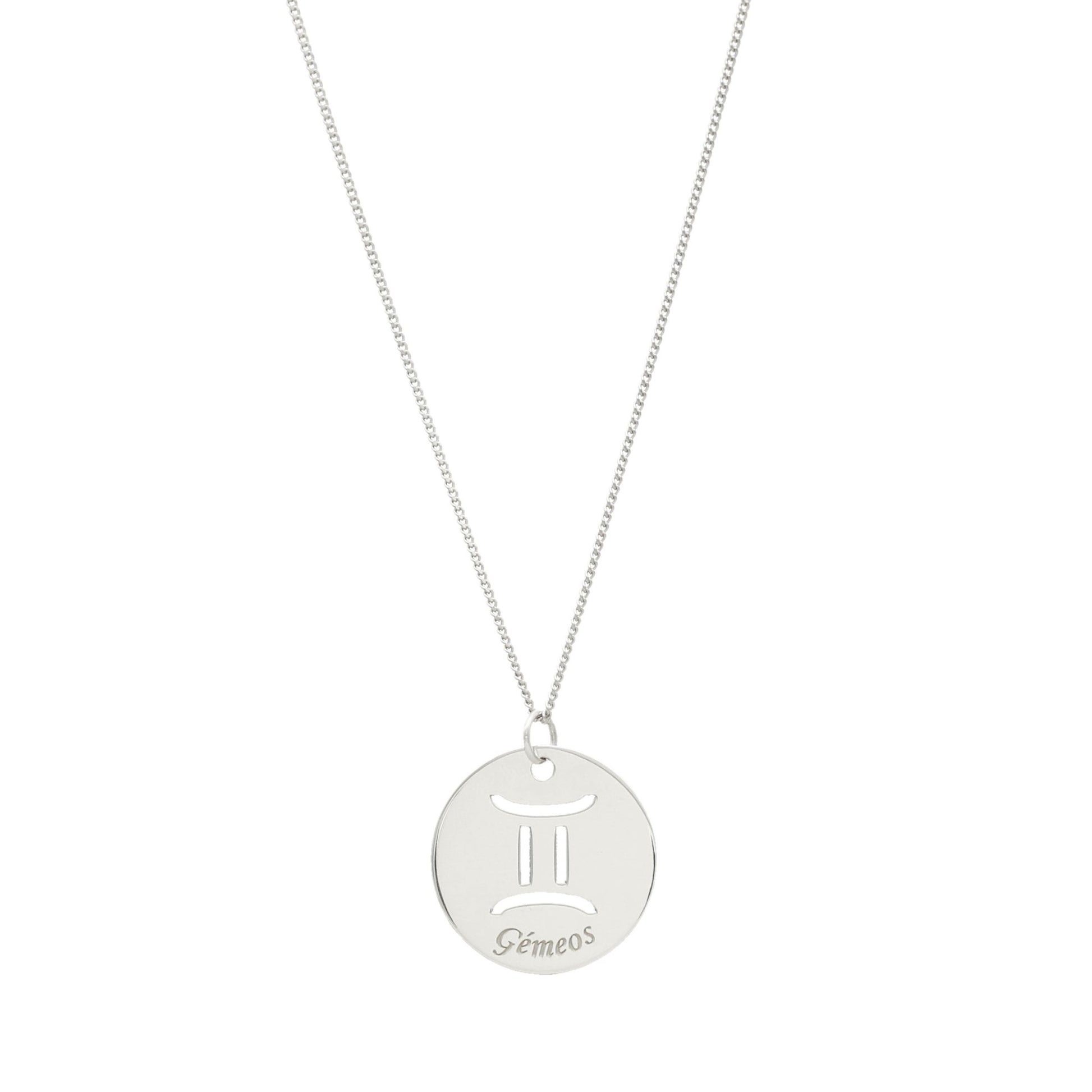 Fio em Prata com Medalha Signo - Loja do Ouro